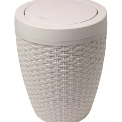 Discount Rattan Bath Bin Calico Bathroom Accessories | Bins & Bin Liners
