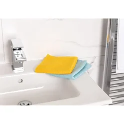 Outlet Set of 2 Microfibre Bathroom Cloths Cleaning