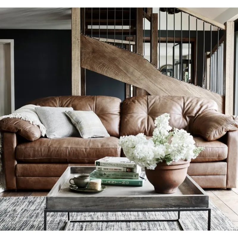 New Bailey 3 Seater Sofa in Byron Tumbleweed 3 Seater Sofas | Sofas