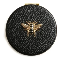 Clearance Black Round Compact Mirror Gifts