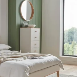Best Anders Cashmere Tall 5 Drawer Chest Chest Of Drawers