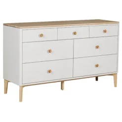 Online Anders Cashmere Wide 7 Drawer Chest Chest Of Drawers