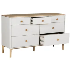 Online Anders Cashmere Wide 7 Drawer Chest Chest Of Drawers