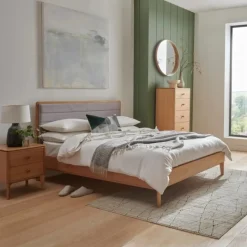 Outlet Anders Oak Bed Frame Bed Frames | Bed Frames