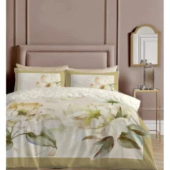 Fashion Brielle Gold Duvet Cover Set Duvet Covers