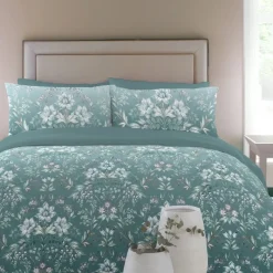 Discount Elwood Printed Velvet Double Duvet Cover Set Duvet Covers