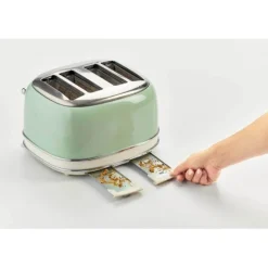 Best Vintage 4 Slice Toaster Green Kettles & Toasters