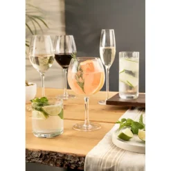 Hot Ripple Four Pack White Wine Glasses Glassware