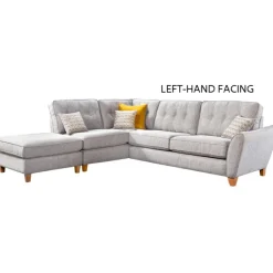 Best Ashton Large Corner Sofa with Chaise Footstool Corner Sofas | Sofas