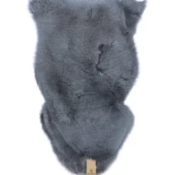 Clearance Sheepskin Rug Charcoal Plain Rugs
