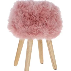 New Wool Stool Pink Footstools