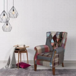 Fashion Barnard Patchwork Chair Armchairs