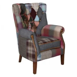 Fashion Barnard Patchwork Chair Armchairs