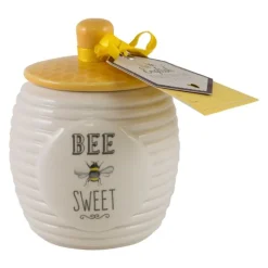 Clearance Bee Happy Sugar Pot Drinkware