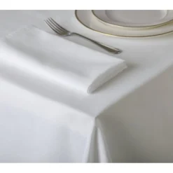 Online Amalfi Tablecloth White Table Linen, Napkins & Mats