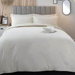 Clearance Brushed Cotton White Duvet Cover Duvet Covers