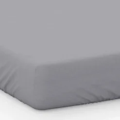 Best Dark Grey 200 Thread Count Plain Dyed Sheet Sheets & Pillow Cases