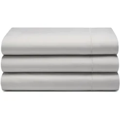 Clearance Ivory 400 Thread Count Egyptian Cotton Plain Dyed Sheet Sheets & Pillow Cases