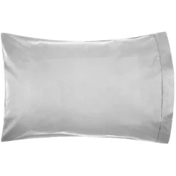Clearance Ivory 200 Thread Count Egyptian Cotton Plain Dyed Pillowcase Pair Sheets & Pillow Cases