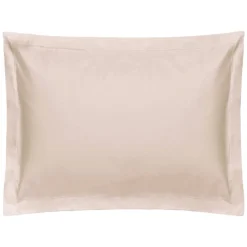 Sale Powder Pink 200 Thread Count Egyptian Cotton Plain Dyed Oxford Pillowcase Sheets & Pillow Cases