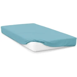 Best Teal 200 Thread Count Plain Dyed Sheet Sheets & Pillow Cases