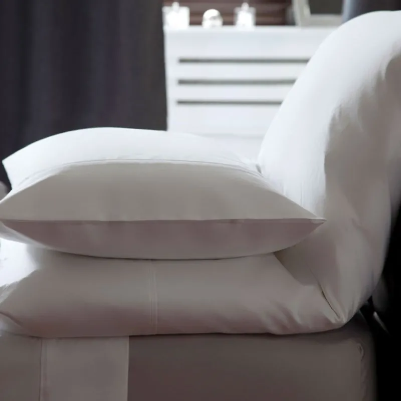Clearance White 500 Thread Count Premium Blend Duvet Cover Duvet Covers