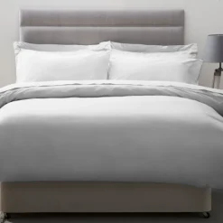 Online White 200 Thread Count Egyptian Cotton Plain Dyed Duvet Cover Duvet Covers