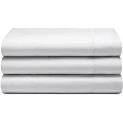Sale White 400 Thread Count Egyptian Cotton Plain Dyed Sheet Sheets & Pillow Cases