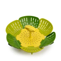 Sale Bloom Green Folding Steam Basket Kitchen Utensils