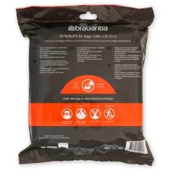 Sale Code J 20-25 Litre 40 PerfectFit Bags Bins & Bin Liners