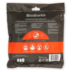 Best Code V 3 Litre 40 PerfectFit Bags Bins & Bin Liners