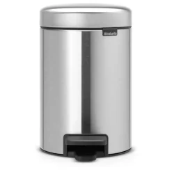 Clearance NewIcon Pedal Bin Matt Steel Bins & Bin Liners