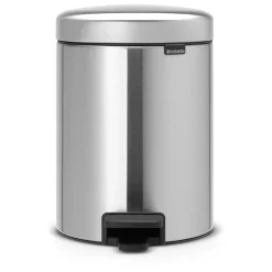 Clearance NewIcon Pedal Bin Matt Steel Bins & Bin Liners