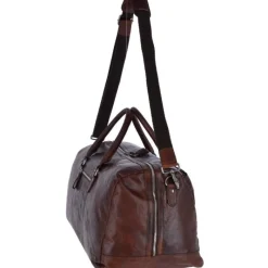 Best Brandy Mens Leather Holdall Travel & Luggage