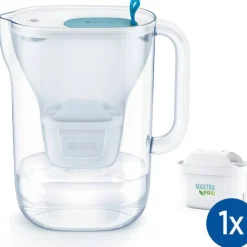 Outlet Style Water Filter Blue 2.4L Jug Drinkware
