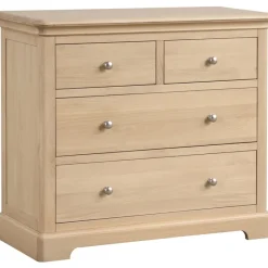 Sale Broadway 2 Over 2 Drawer Chest in Oak Chest Of Drawers