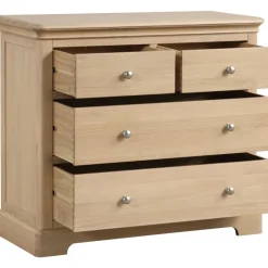 Sale Broadway 2 Over 2 Drawer Chest in Oak Chest Of Drawers