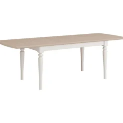 Discount Broadway Large Extending Dining Table in Grey Mist Dining Tables