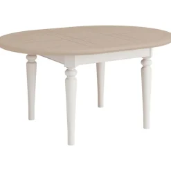 Fashion Broadway Round Extending Dining Table in Grey Mist Dining Tables
