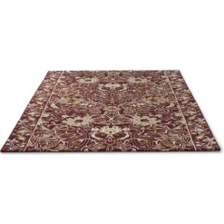 Best Bullerswood Red Gold Rug Ethnic Designs