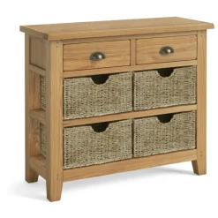 Fashion Burlington Console Table with Basket Console Tables | Console Tables