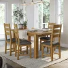 Online Burlington 1.2m Extending Table and 4 Chairs Dining Sets