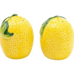 Fashion Lemons Salt and Pepper Pots Serveware