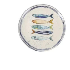 Clearance Catch of the Day Round Plate 26cm Dinnerware