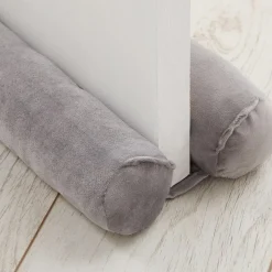 New Silver Double Sided Draught Excluder Interior Accessories