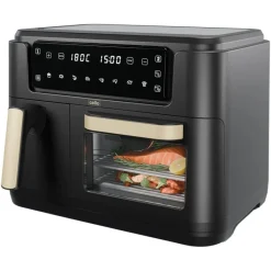 Online Black Dual Zone Air Fryer with Oven Cooking Appliances