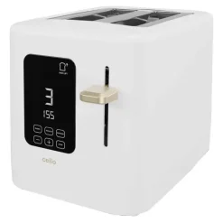 Outlet White 2 Slice Digital Toaster Kettles & Toasters