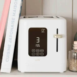 Outlet White 2 Slice Digital Toaster Kettles & Toasters