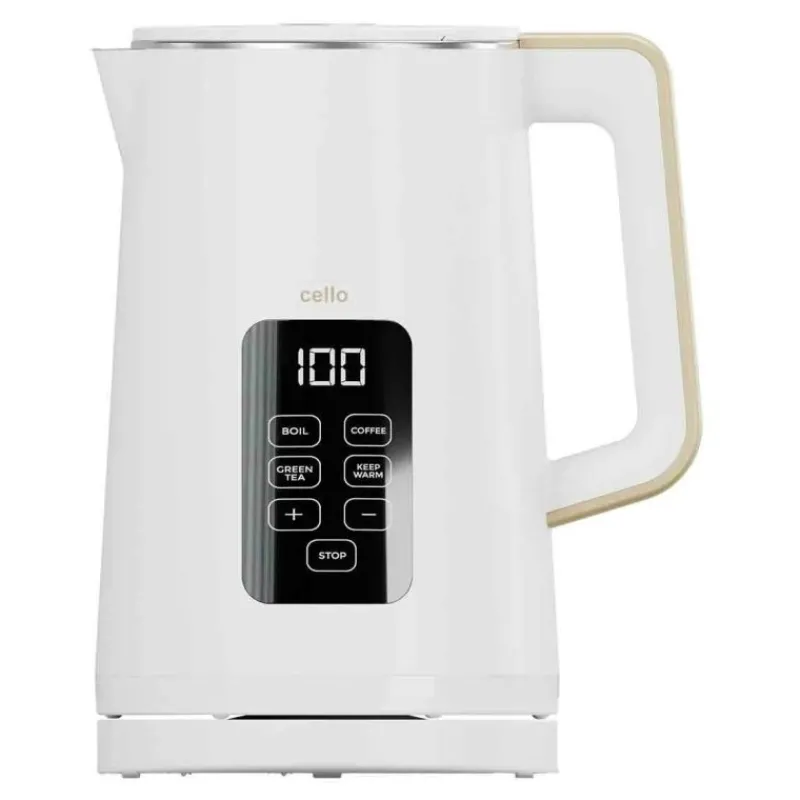 Sale White Digital Kettle with Touch Panel Kettles & Toasters