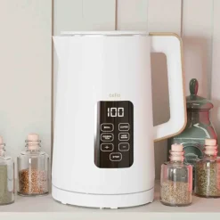 Sale White Digital Kettle with Touch Panel Kettles & Toasters